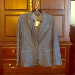 Denim blazer new with tags